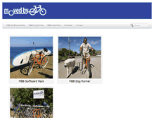 Tablet Screenshot of movedbybikes.com